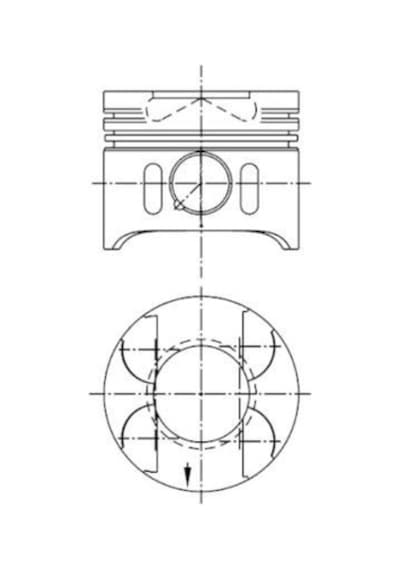 Kolben 41014600 Piston Segman Std 88.00mm Mercedes Om611 Om612 Om613 W203 W210 W163 W220 W638 B901 B905 Euro 3 A6110301417-0045600 - Kolben 41014600 Piston Segman Std 88.00mm Mercedes Om611 Om612 Om613 W203 W210 W163 W220 W638 B901 B905 Euro 3 A6110301417-0045600 -
