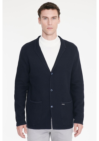 Ac&co Erkek Lacı Pamuklu Standart Fit Normal Kesim Mono Yaka Torba Cepli Jakarlı Triko Ceket Ac&co Erkek Lacı Pamuklu Standart Fit Normal Kesim Mono Yaka Torba Cepli Jakarlı Triko Ceket