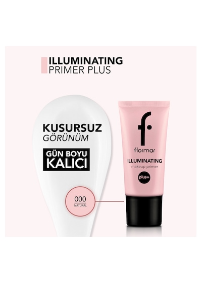 Flormar Illuminating Primer Plus 000 Natural Makyaj Bazı 35 Ml