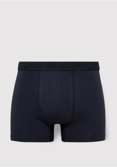Mavi - 3lü Baskılı Lacivert Boxer 0911909-70490 Lacivert