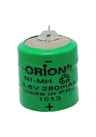 Orion 3.6 V 280 mAh Ni-MH 3 Bacaklı Buton Şarj Edilebilir Pil