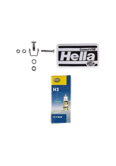 Hella Comet 450 Uzun Hüzme 12v H3 Halojen Far 1nb005860-221