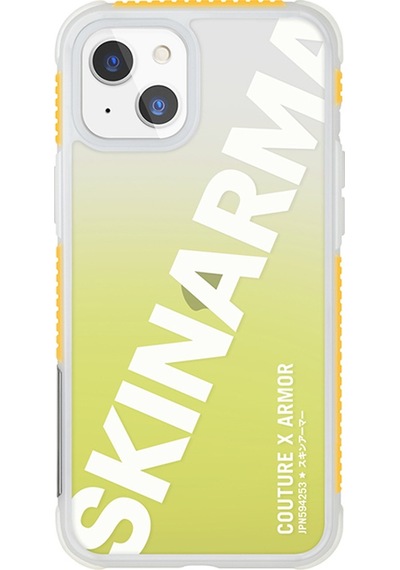 Apple Uyumlu iPhone 13 Kılıf Skinarma Şeffaf Airbag Tasarımlı Keisha Kapak Sarı
