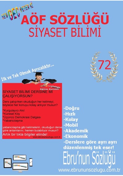 AÖF İİBF Ebrunun Sözlüğü Siyaset Bilimi - E Sözlük