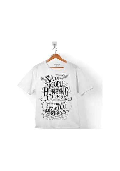 Supernatural The Famıly Busıness Logo Çocuk Tişört 001