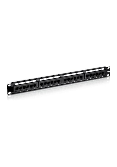 BiSıfır 24 Port Cat6 Patch Panel Dolu