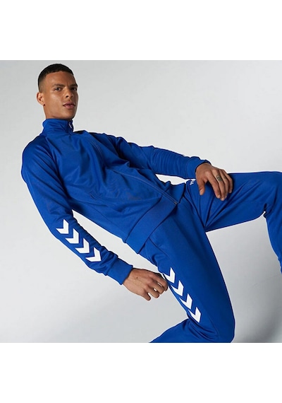 Hummel 921133-7788 Falconzo Zip Erkek Spor Ceket Mavi