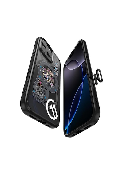 Spigen Apple Uyumlu iPhone 16 Pro Max İle Kılıf Ultra Hybrid T Kamera Buton Korumalı Magfit Magsafe Özellikli C11 Chronos Siyah Spigen Apple Uyumlu iPhone 16 Pro Max İle Kılıf Ultra Hybrid T Kamera Buton Korumalı Magfit Magsafe Özellikli C11 Chronos Siyah