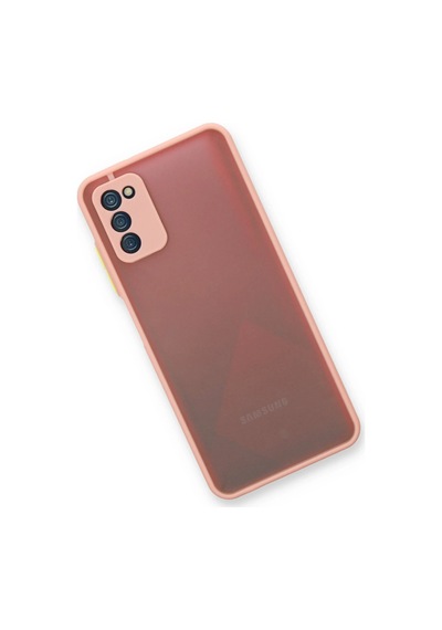 Cosmotex Newface Samsung Galaxy Uyumlu  A03s Kılıf Montreal Silikon Kapak - Pembe