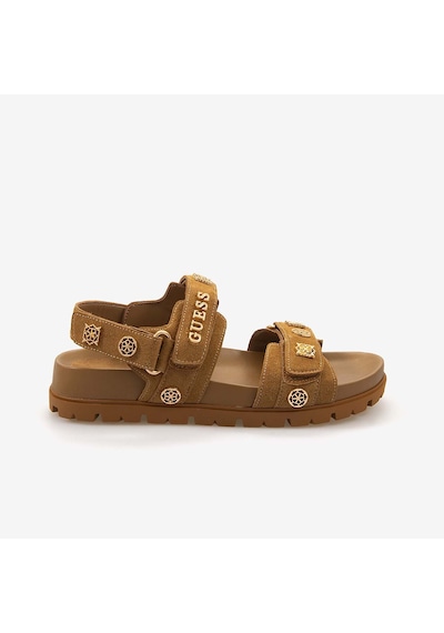 Guess Kadın Sandalet Flpfloesu03 Kahverengi