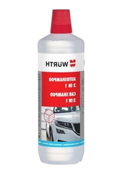 Üç Etkili Oto Şampuan, 1 Litre, Würth Markası