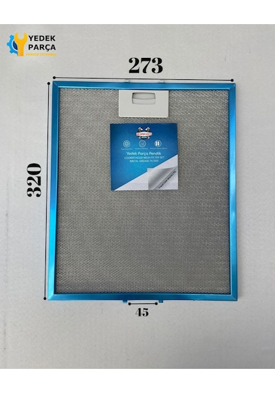 Beko Uyumlu Adt 61630 Bı Davlumbaz Metal Filtresi