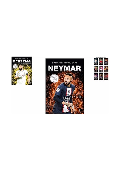 Benzema Sahanın Yıldızları + Neymar Sahanın Yıldızları+ Futbolcu Kartları