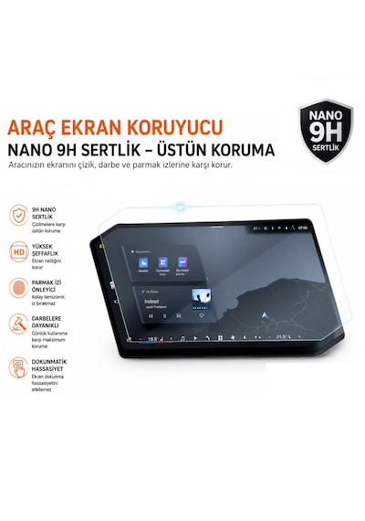 Bmw İx3 Ekran Koruyucu 17.9 İnç Nano Ekran Koruyucu 9H Nano Ekran Koruyucu