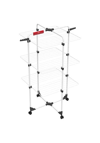 Vileda Mixer Çelik Dikey Çamaşır Askılığı, Beyaz, 5 X 71 X 127.5 Cm 40 x 19