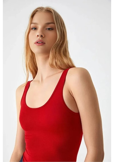 Cloudymood Kadın Slim Halter Yaka Kolsuz Çıtçıtlı Kırmızı Atlet Kırmızı - 883478055 Kırmızı Cloudymood Kadın Slim Halter Yaka Kolsuz Çıtçıtlı Kırmızı Atlet Kırmızı - 883478055 Kırmızı