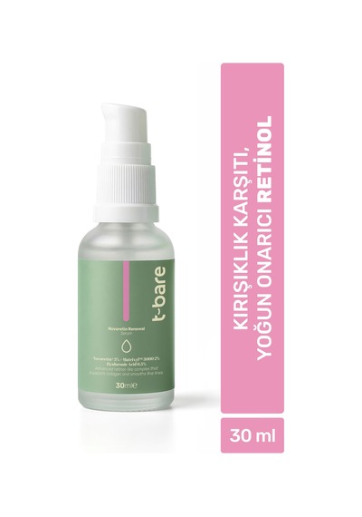 T-bare Retinol Etkili Kırışıklık Karşıtı Cilt Yenileyici Serum