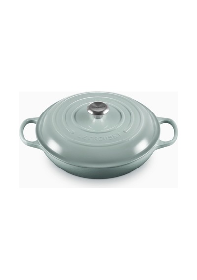 Le Creuset Gourmet Profesyonel Lüks Döküm Tencere Açık Yeşil 30 Cm