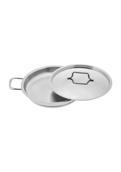 Mutfaksever Çelik Grey Künefe Tavası 22 Cm Siyah