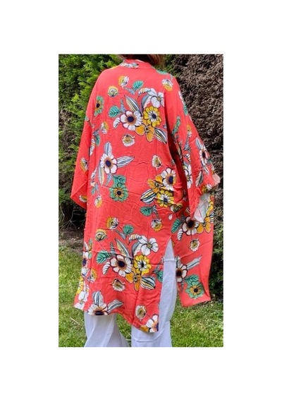 Lila Mare Viskon Kumaşlı Handmade Beachwear Yazlık Kimono Standart Bedenlere 36-44 Arası Uygundur Renkli Renkli Lila Mare Viskon Kumaşlı Handmade Beachwear Yazlık Kimono Standart Bedenlere 36-44 Arası Uygundur Renkli Renkli
