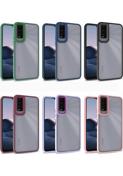 Vivo Y20 Kılıf Zore Flora Kapak (543123719)