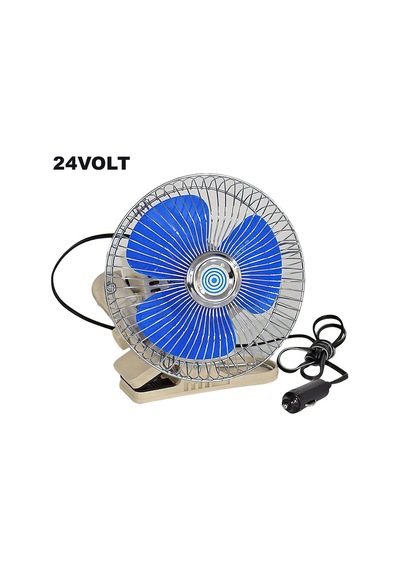 Beyaztuning 24 Volt Mandallı 6Inç Araç Içi Fan Oto Vantilatör
