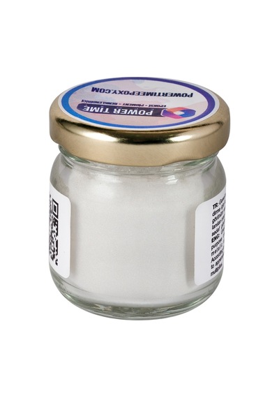 Sedefli Metalik Toz Pigment Boya / Beyaz Gümüş / Epoksi Için