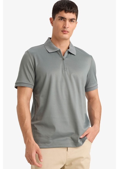 Defacto Regular Fıt Polo Tişört F9857ax26spgn1083 Yeşil-gn1083