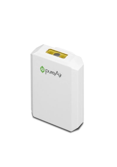 Pureair Solo Giyilebilir Mini Hava Temizleyici Negatif İyon- Ozonlu Kolye Tipi beyaz