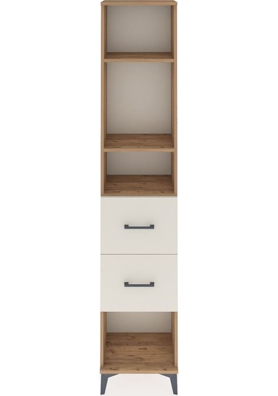 Arges Dolap 3 Raflı 2 Çekmeceli 44x30x221 Çam-aytaşı Çam