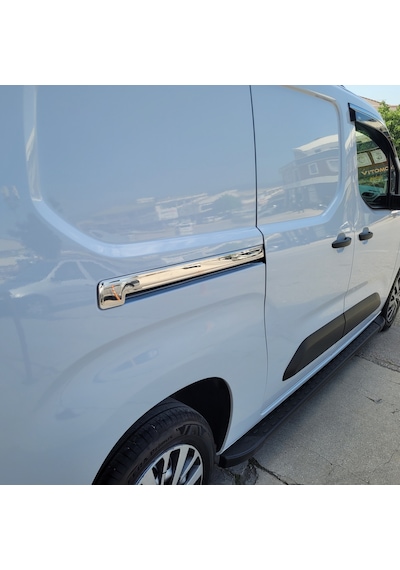 Opel Combo Panelvan Krom Sürgü Çıtası 2 Parça 2019 Model Ve Sonrası