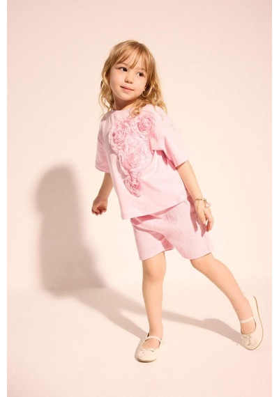 Defacto Kız Bebek Şort H4794a526smpn186 Pembe-pn186