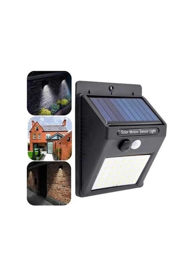 Bahçe Aydınlatması Güneş Enerjili Led Işık Lamba Sensörlü Dekoratif Yeni Nesil Çr