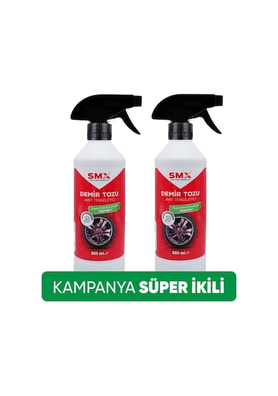 Demir Tozu / Jant Temizleyici 500 Ml 2 Adet