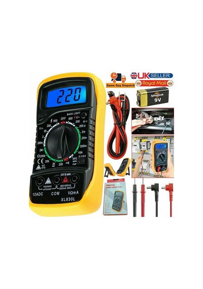 El Dijital Multimetre Lcd Taşınabilir Voltaj Test Cihazı Metre Multimetro Multimetre Veri Tutma Fonksiyonu