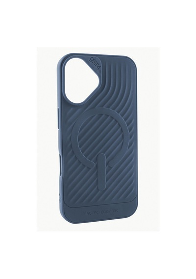 Apple iPhone Uyumlu 16 Plus Lüx Magsaff Gear Silikon Kılıf Lacivert