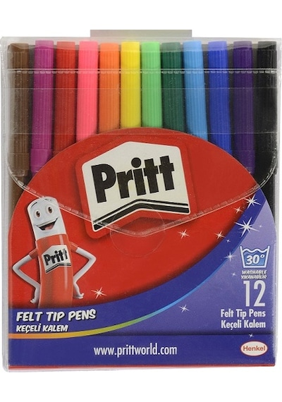Pritt 12 Renk Keçeli Kalem Boya