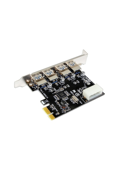 Pcı Express Pcı-E Usb 3.0 Kart 4538A Pcıe 4 Port Çoklu Çoklayıcı