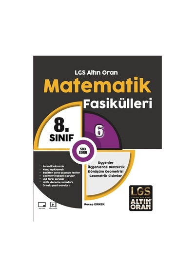 Altın Oran 8.sınıf Matematik 6.fasikül Üçgenlerde Üçgenlerde Benzerlik