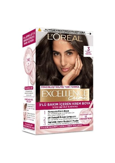 Loreal Excellence Boya 3 Koyu Kestane