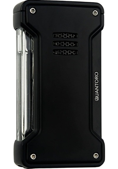 Quantoro Tek Torch Pürmüz Siyah Metal Puro Çakmağı - Trz1022