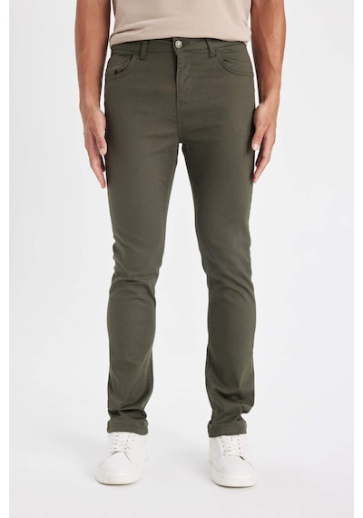 DeFacto Pantolon Slim Fit Dar Kesim Cepli Dar Paça C9436AX24AUKH444