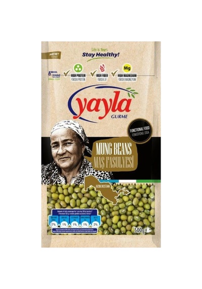 Yayla Gurme Maş Fasulye 500 Gr X 8 Adet