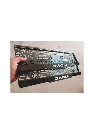 Dacıa Takmatik Mat Pleksi Plakalık 2 Adet Ön Arka Takım 3d Kabartmalı - 660145139