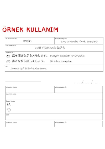 Dilbilgisi Not Defteri