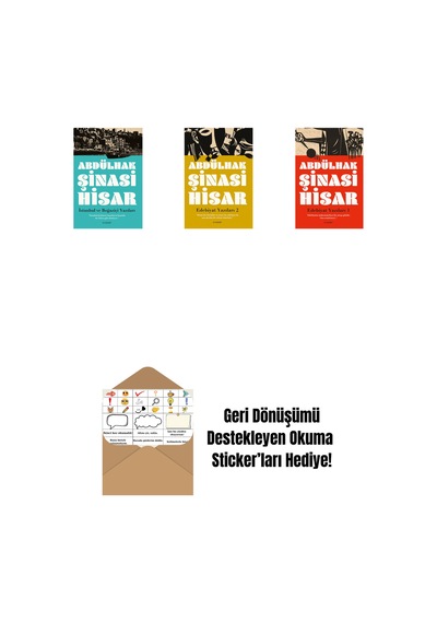 İstanbul Ve Boğaziçi Yazıları + Edebiyat Yazıları 2 + Edebiyat Yazıları - 1 + Okuma Sticker'ları