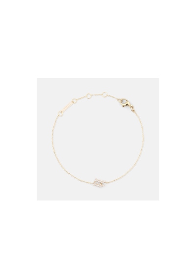 Crystal Zodiac Chain Bracelet Gold Altın