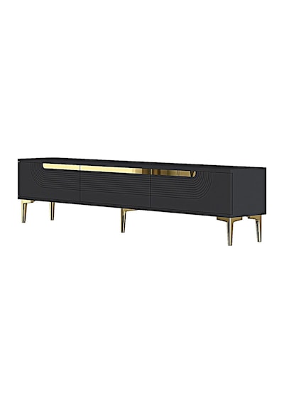 Tsa1805ag - Meyra Tsa180 Tv Stand, Tv Sehpası Ve Tv Ünitesi Antrasit-gold 180cm Tsa1805ag - Meyra Tsa180 Tv Stand, Tv Sehpası Ve Tv Ünitesi Antrasit-gold 180cm