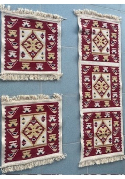 Oto Koltuk Kilim Seti | Araç Koltuk Kılıfı 3lü  set