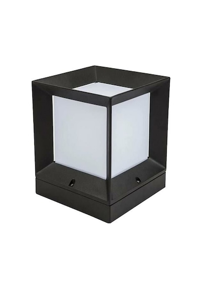 Ct7022 Cata Ct-7022 Milan Bahçe Armatürü Kare 27x22 Cm E27 Duy Beyaz - Siyah